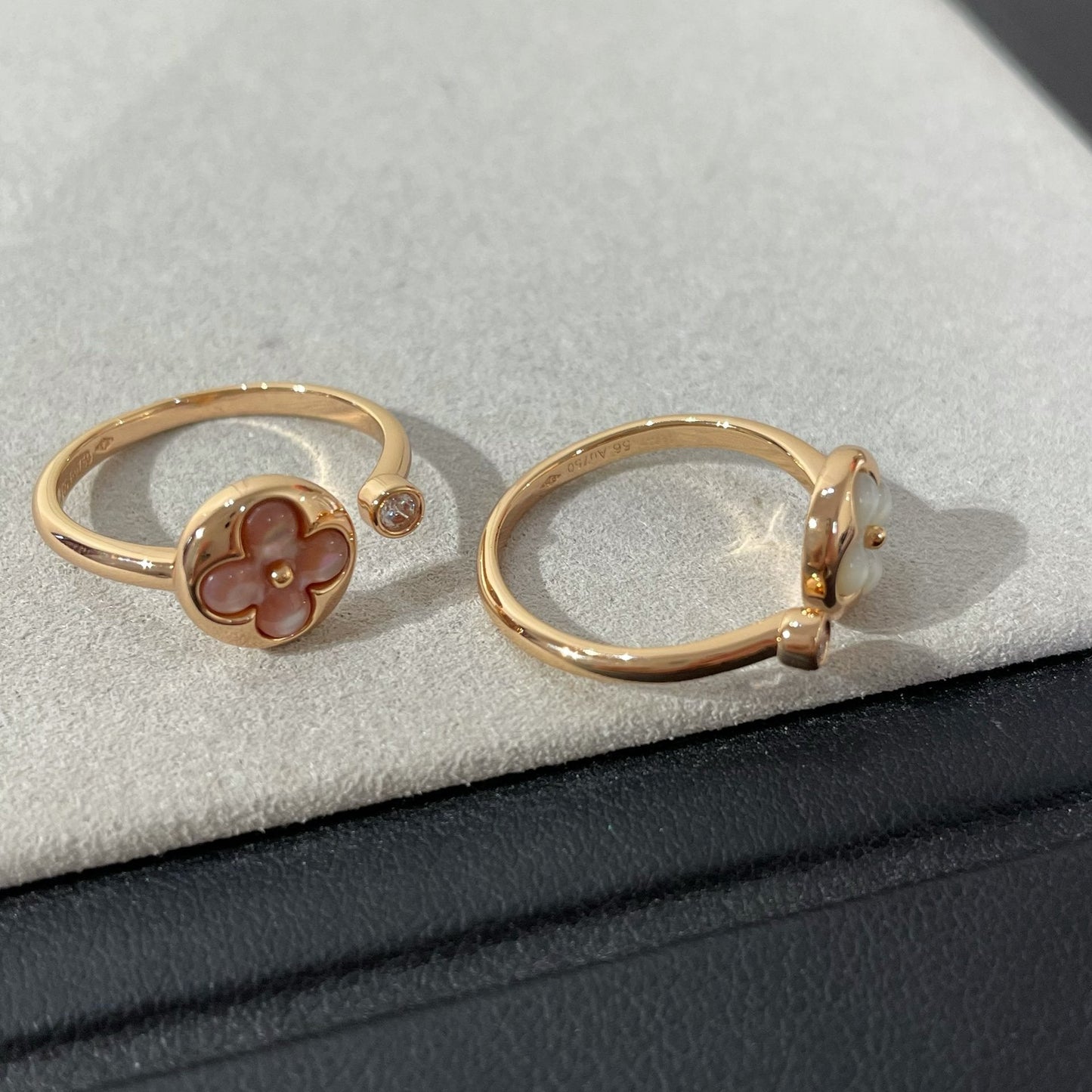 [BLUE TEARS]SUN 1 DIAMOND PINK MOP RING