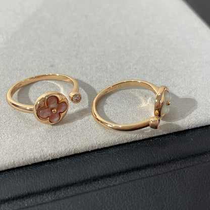 [BLUE TEARS]SUN 1 DIAMOND PINK MOP RING