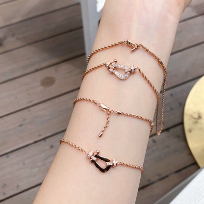 [BLUE TEARS]FORCE 10 PINK GOLD DIAMOND NECKLACE