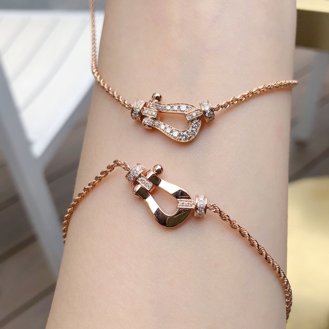 [BLUE TEARS]FORCE 10 PINK GOLD DIAMOND NECKLACE