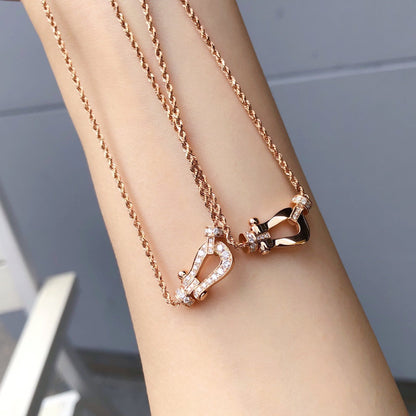 [BLUE TEARS]FORCE 10 PINK GOLD DIAMOND NECKLACE