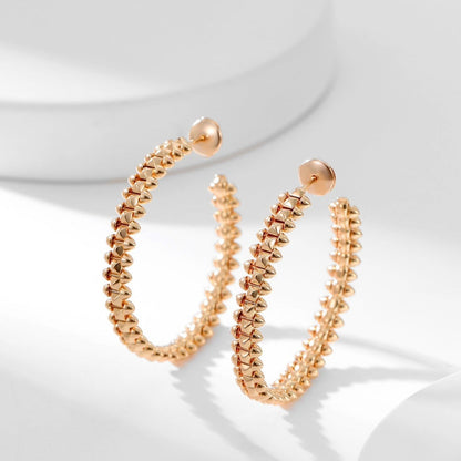 [Blue Tears Jewelry]CLASH HOOP LARGE EARRINGS