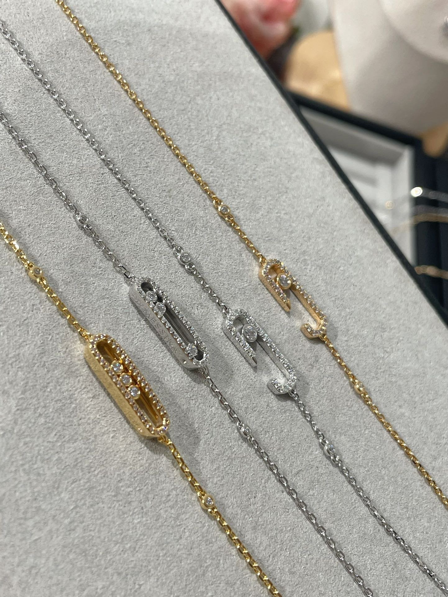 [Blue Tears Jewelry]BABY MOVE DIAMOND BRACELET