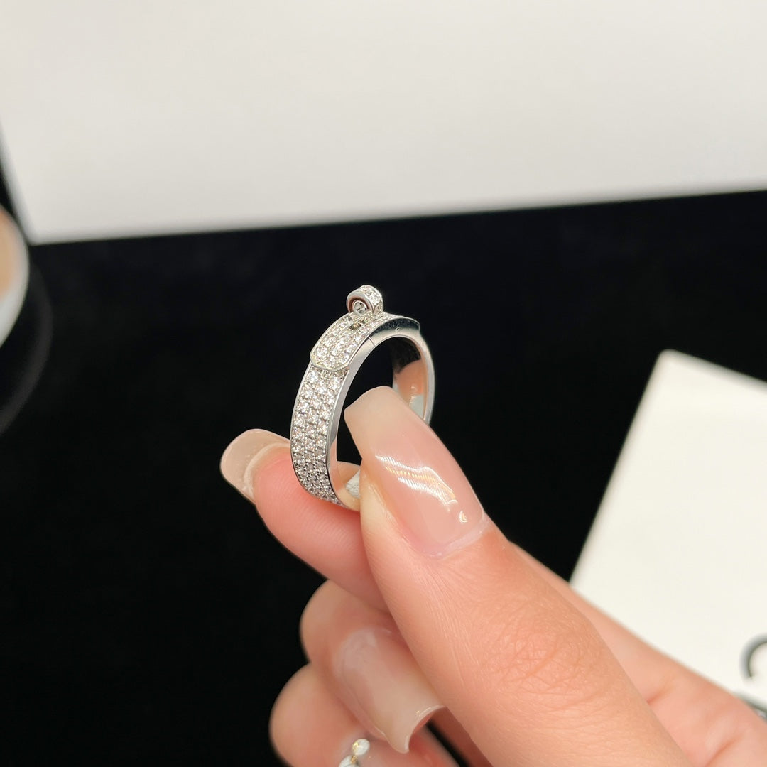 [BLUE TEARS]KELLY SILVER DIAMOND RING