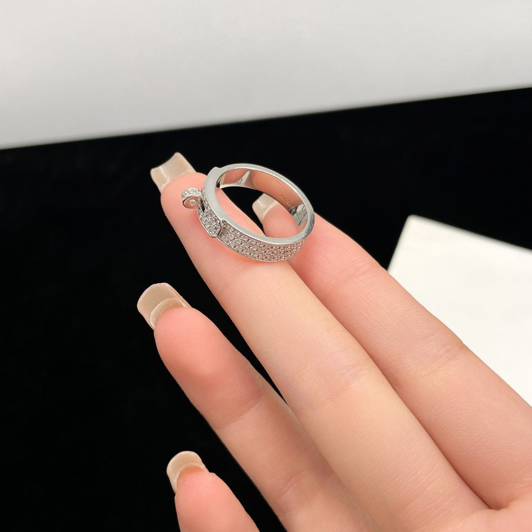 [BLUE TEARS]KELLY SILVER DIAMOND RING