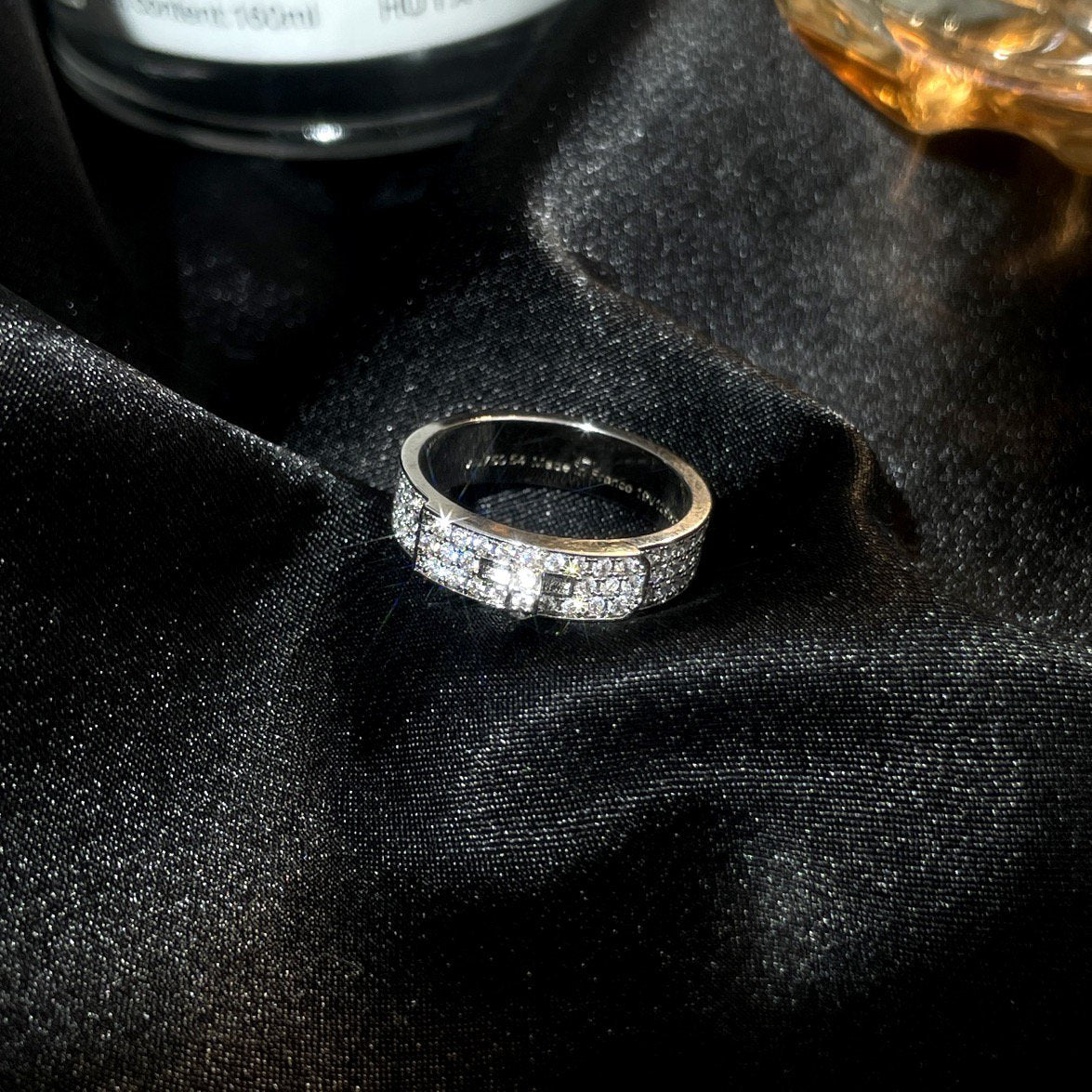[BLUE TEARS]KELLY SILVER DIAMOND RING