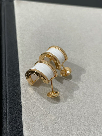[BLUE TEARS]ZERO 1 PINK GOLD CERAMIC EARRINGS