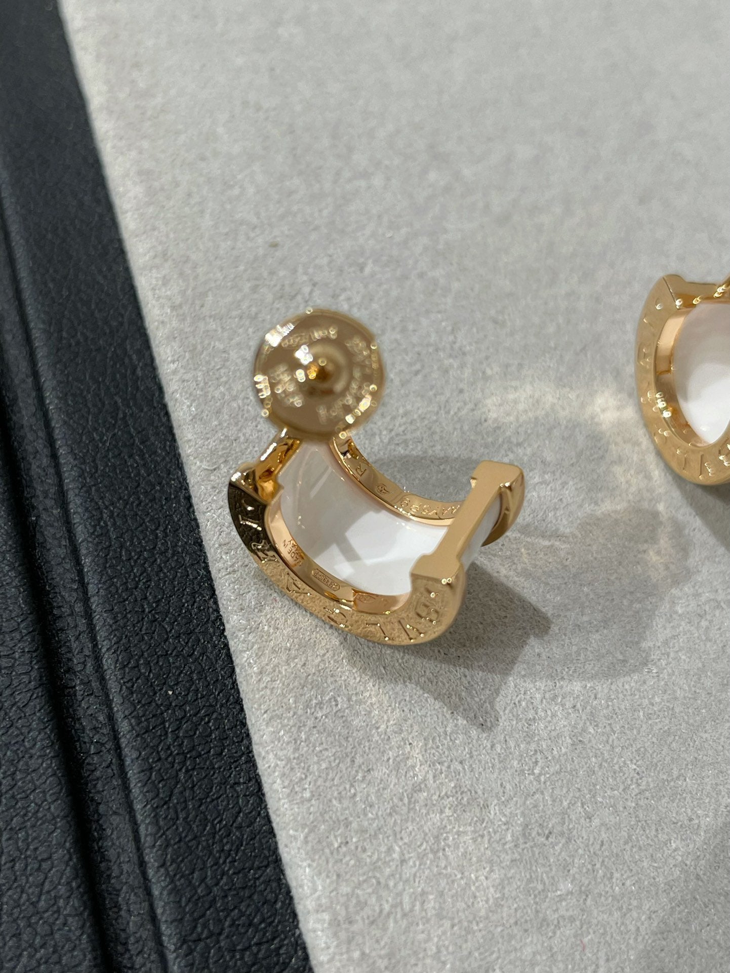 [BLUE TEARS]ZERO 1 PINK GOLD CERAMIC EARRINGS