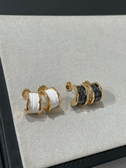 [BLUE TEARS]ZERO 1 PINK GOLD CERAMIC EARRINGS