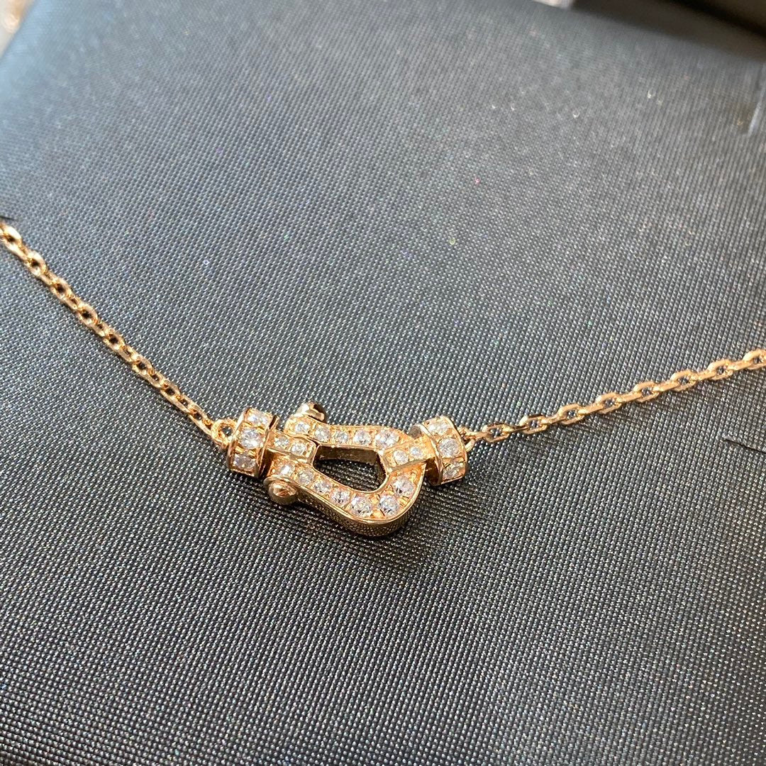[BLUE TEARS]FORCE 10 DIAMOND PINK GOLD NECKLACE MINI MODEL