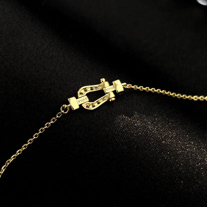 [BLUE TEARS]FORCE 10 FULL DIAMOND BUCKLE CHAIN LINK MINI MODEL