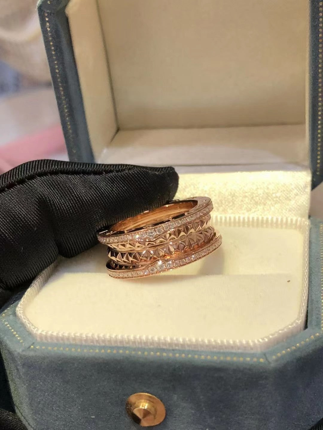 [BLUE TEARS]ZERO 1 ROCK DIAMOND PINK GOLD