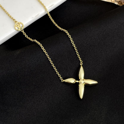 [BLUE TEARS]LOUISETTE GOLD NECKLACE