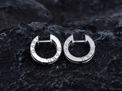 [BLUE TEARS]ZERO 1 MINI SILVER DIAMOND EARRINGS