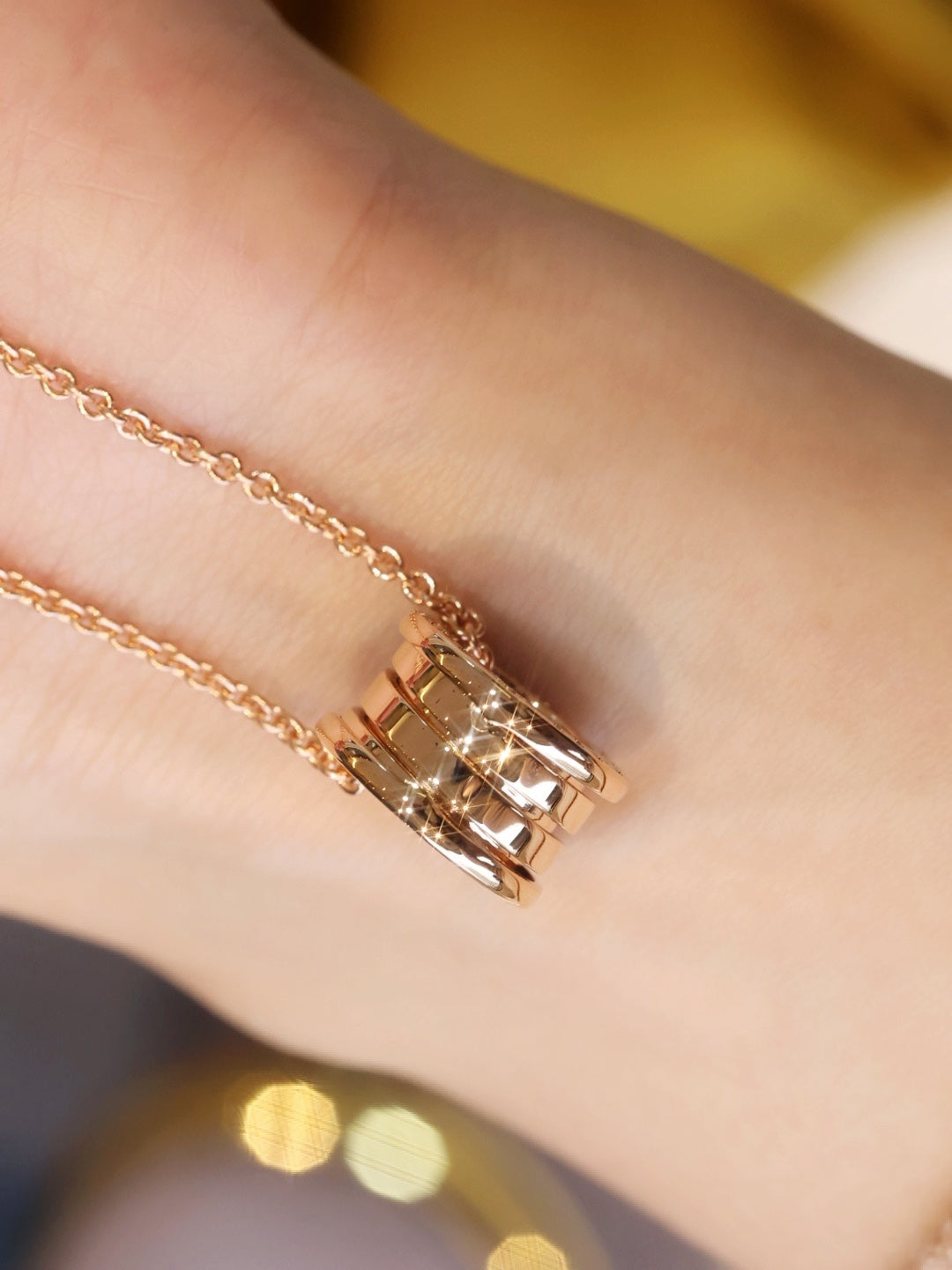 [BLUE TEARS]ZERO 1 PINK GOLD NECKLACE