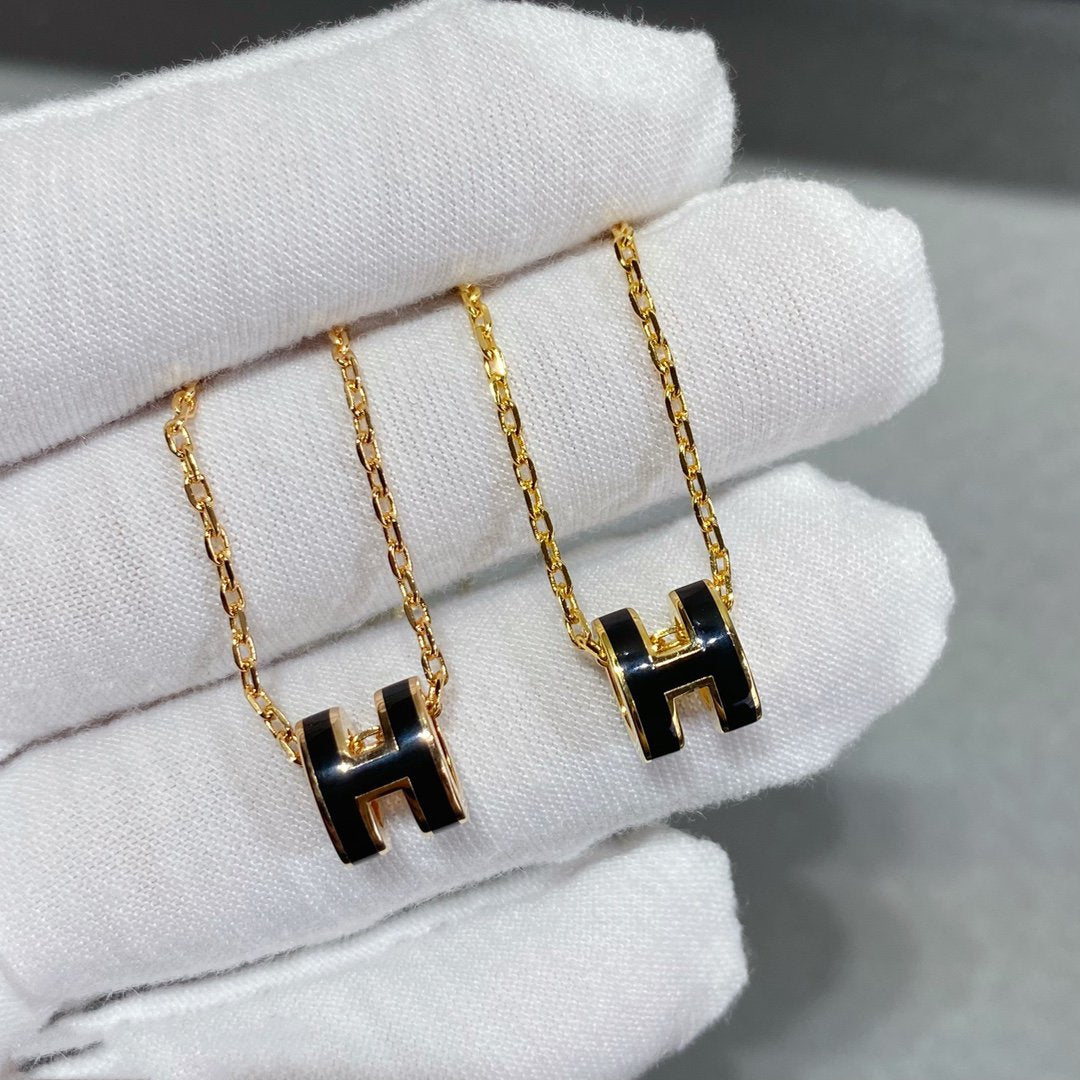 [BLUE TEARS]MINI POP H NECKLACE