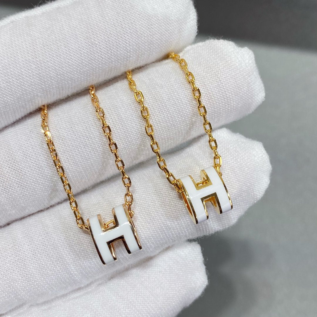 [BLUE TEARS]MINI POP H NECKLACE