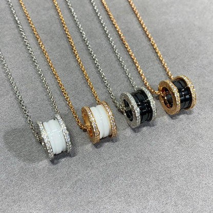 [BLUE TEARS]ZERO 1 DIAMOND CERAMIC NECKLACE