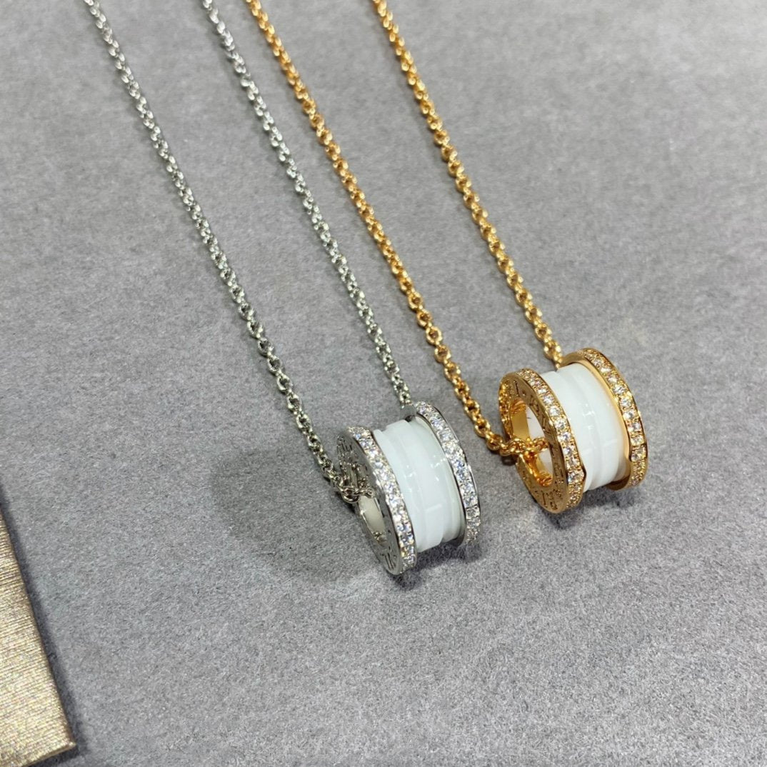 [BLUE TEARS]ZERO 1 DIAMOND CERAMIC NECKLACE