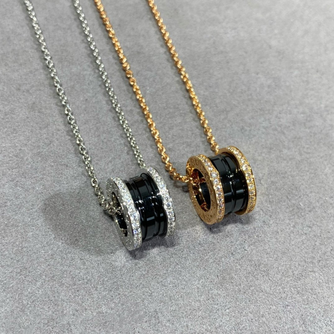 [BLUE TEARS]ZERO 1 DIAMOND CERAMIC NECKLACE