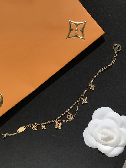 [BLUE TEARS]BLOOMING PINK GOLD MOP BRACELET