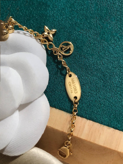 [BLUE TEARS]BLOOMING PINK GOLD MOP BRACELET
