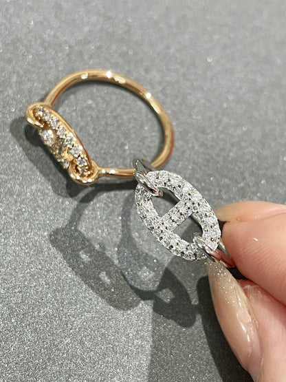 [BLUE TEARS]RONDE SMALL DIAMOND RING