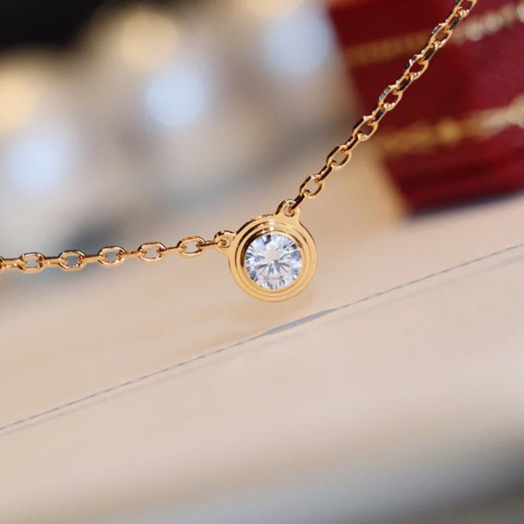 [Blue Tears Jewelry]DAMOUR DIAMOND NECKLACE