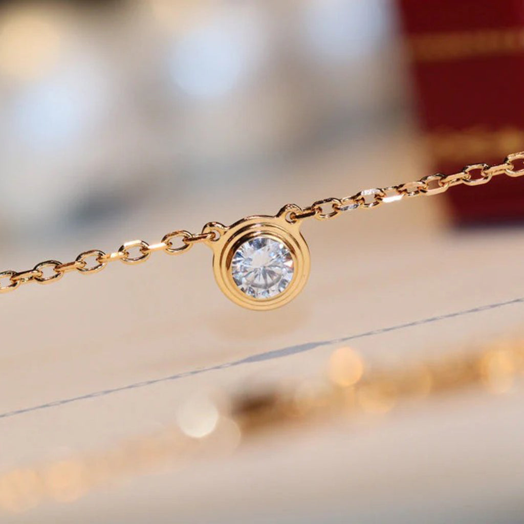[Blue Tears Jewelry]DAMOUR DIAMOND NECKLACE