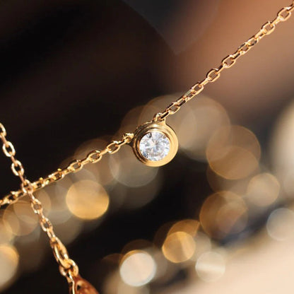 [Blue Tears Jewelry]DAMOUR DIAMOND NECKLACE