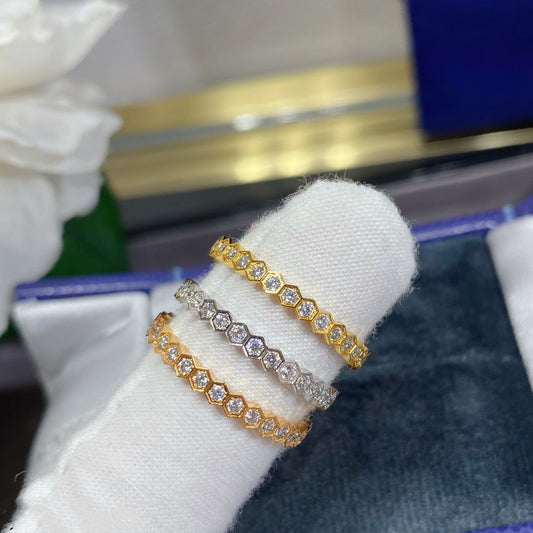 [BLUE TEARS]BEE LOVE DIAMOND PAVED SMALL RING
