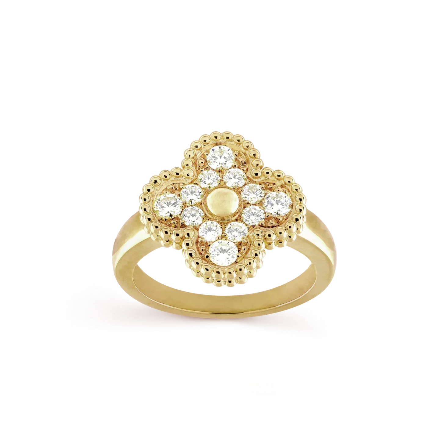 [BLUE TEARS]CLOVER DIAMOND RING