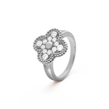 [BLUE TEARS]CLOVER DIAMOND RING