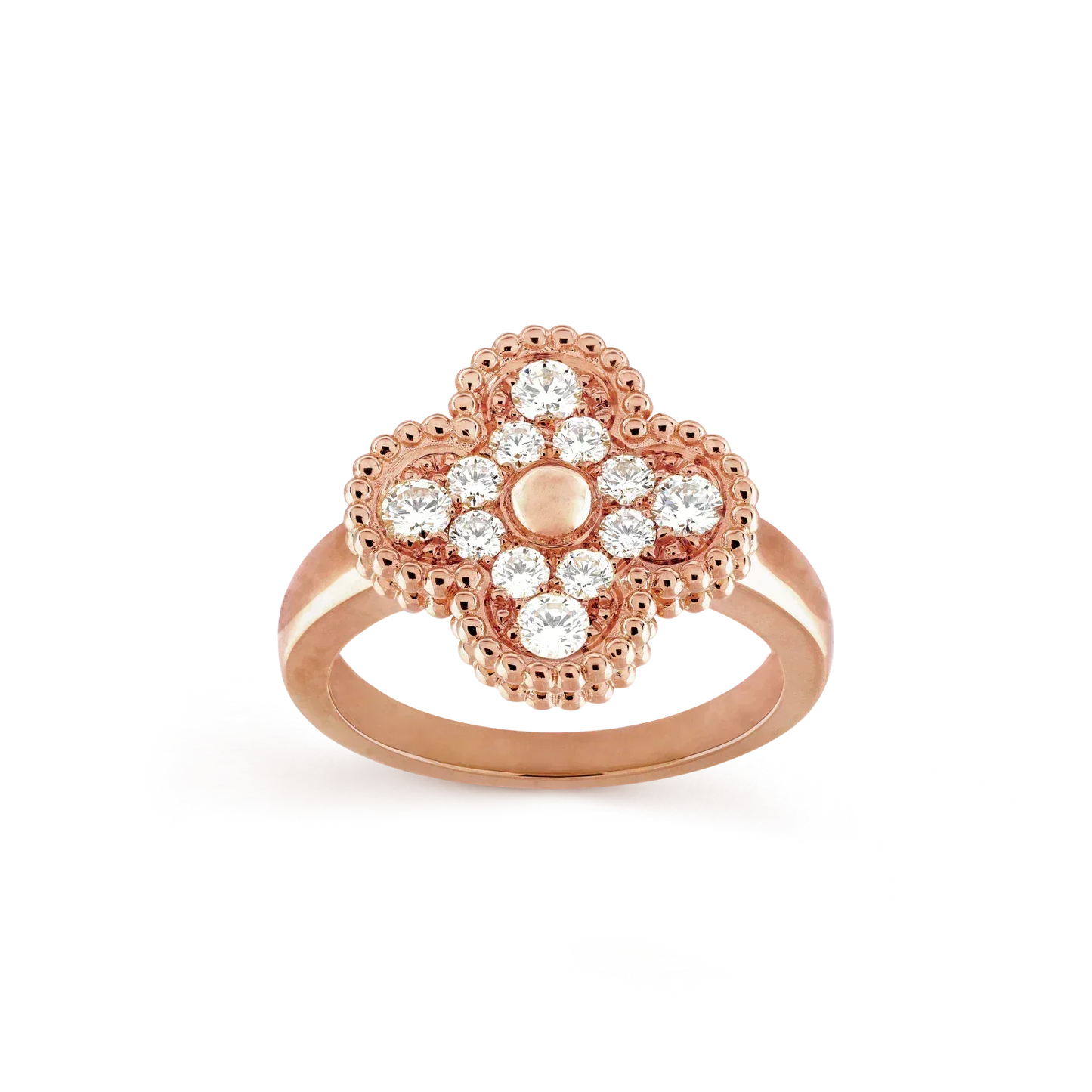 [BLUE TEARS]CLOVER DIAMOND RING