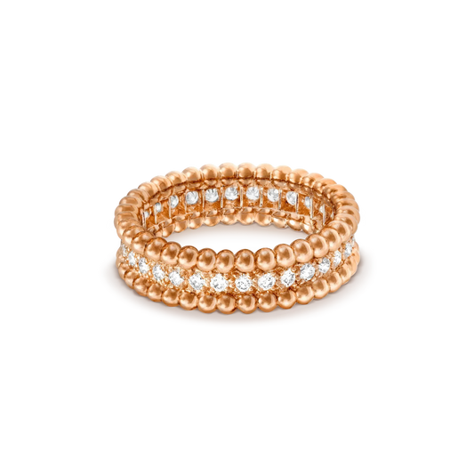 [BLUE TEARS]PERLEE DIAMOND ROSE GOLD RING