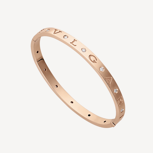 [BLUE TEARS]ZERO 1 PINK GOLD 12 DIAMONDS BRACELET
