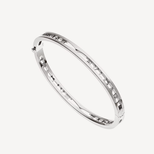 [BLUE TEARS]ZERO 1 SPIRAL LOGO SILVER BRACELET