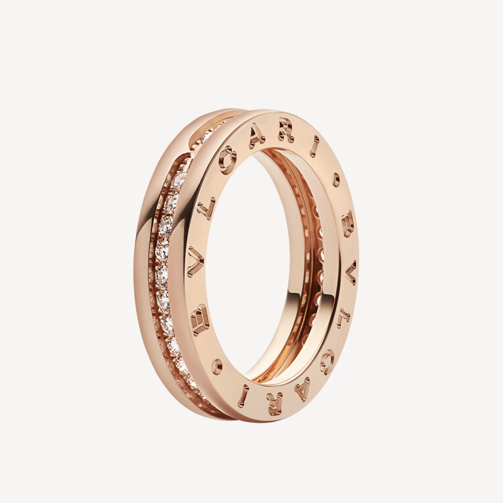 [BLUE TEARS]ZERO 1 ONE-BAND PAVED DIAMONDS ON THE SPIRAL RING