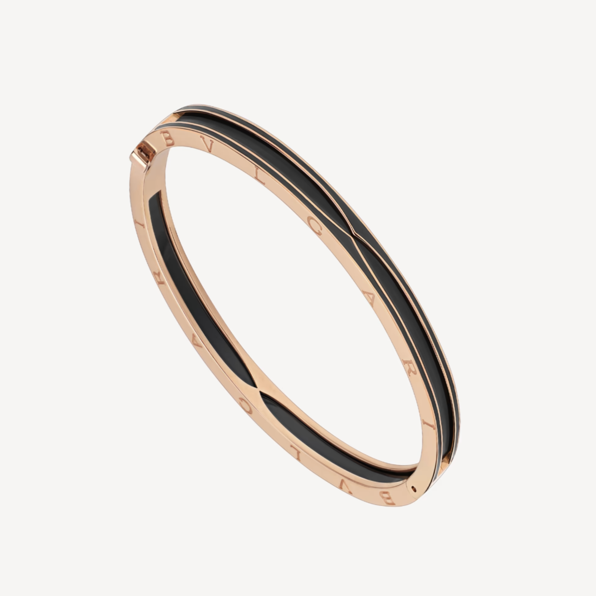[BLUE TEARS]ZERO 1 PINK GOLD WITH MATTE BLACK CERAMIC BRACELET