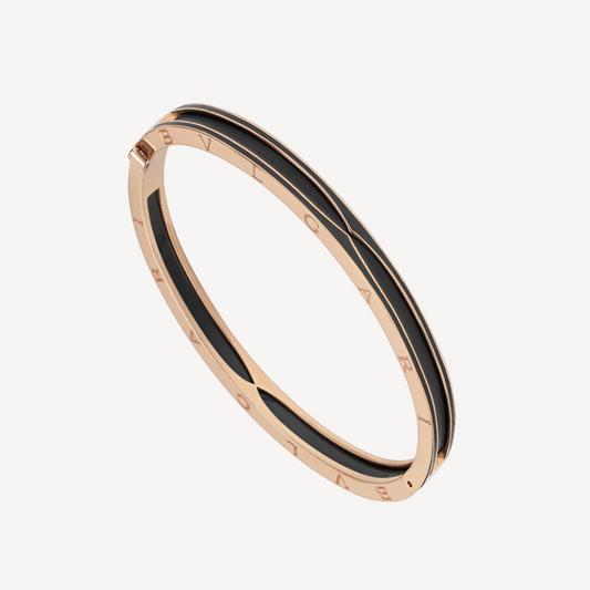 [BLUE TEARS]ZERO 1 PINK GOLD WITH MATTE BLACK CERAMIC BRACELET