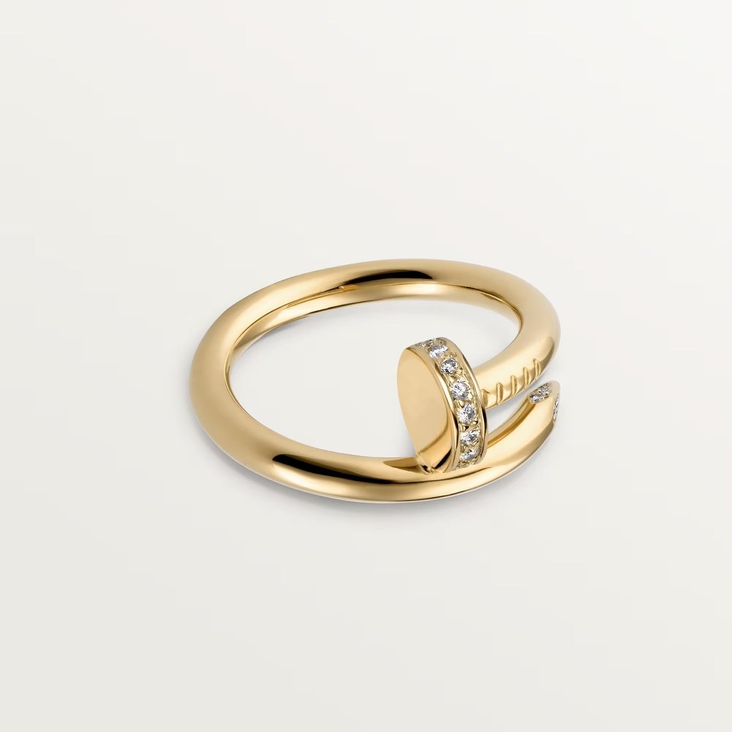 [Blue Tears Jewelry]JUSTE RING 2.6MM HALF DIAMOND