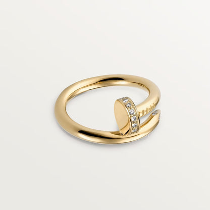[Blue Tears Jewelry]JUSTE RING 2.6MM HALF DIAMOND