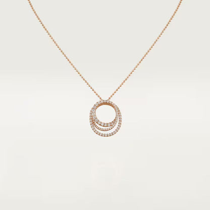[Blue Tears Jewelry]ETINCELLE  FULL DIAMOND NECKLACE
