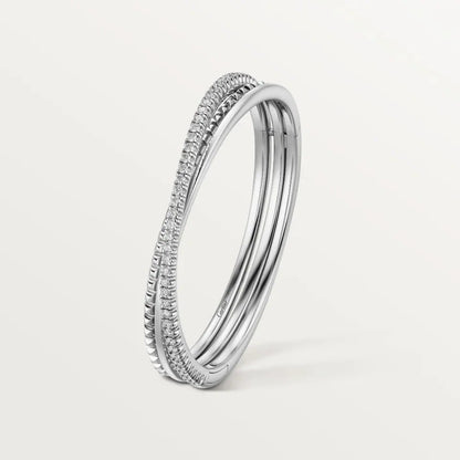 [Blue Tears Jewelry]ETINCELLE HALF-PAVED DIAMOND BRACELET