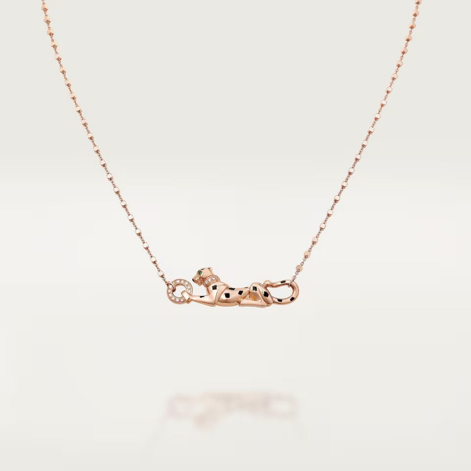 [Blue Tears Jewelry]PANTHERE FULL DIAMOND NECKLACE