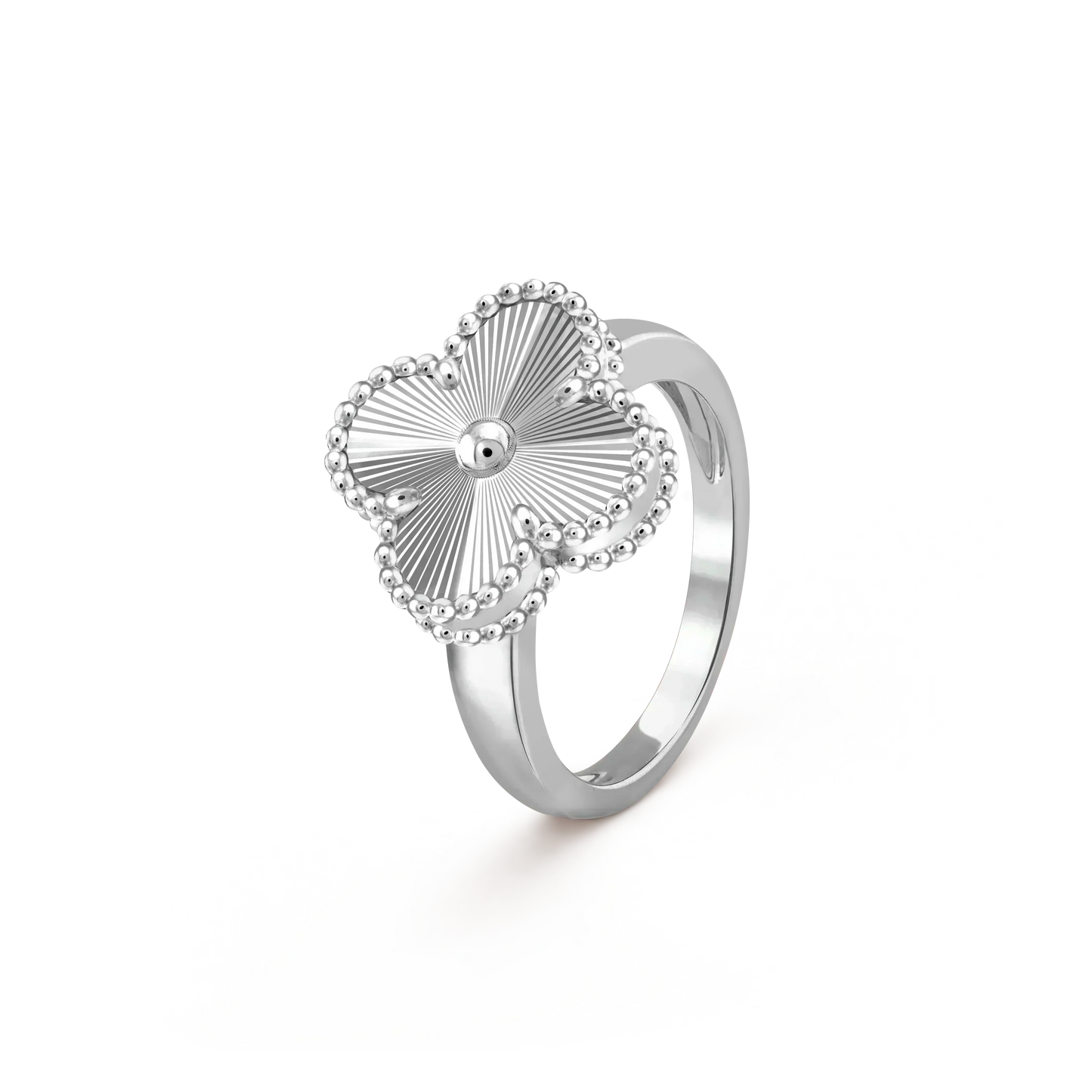 [BLUE TEARS]CLOVER SILVER RING
