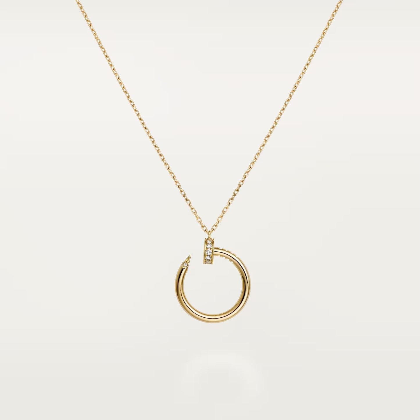 [Blue Tears Jewelry]JUSTE NECKLACE HALF DIAMOND