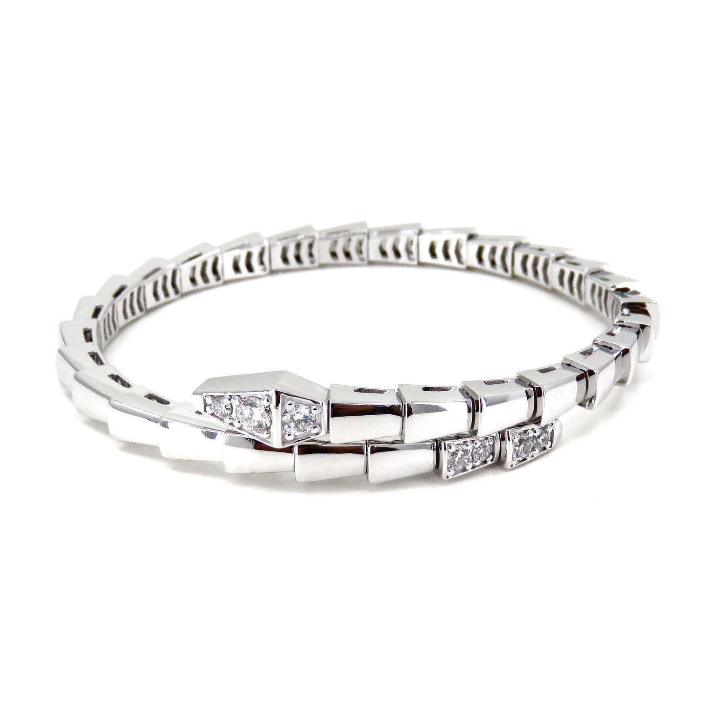[BLUE TEARS]SERPENTI BRACELET DIAMONDS SILVER