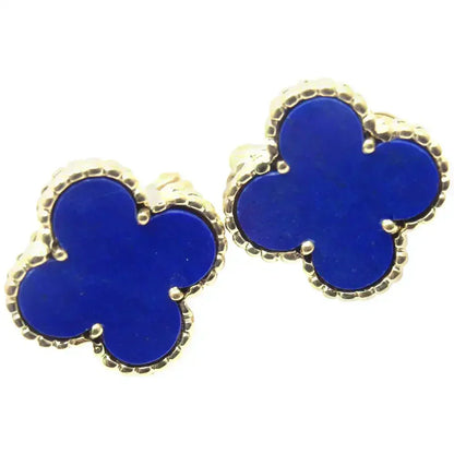 [BLUE TEARS]CLOVER MINI 9.5MM TURQUOISE EARRINGS