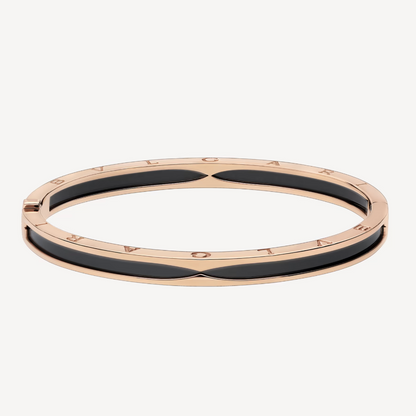 [BLUE TEARS]ZERO 1 PINK GOLD WITH BLACK CERAMIC BRACELET